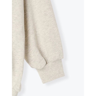 裏毛ネコ刺繍プルオーバー （紫）｜詳細画像
