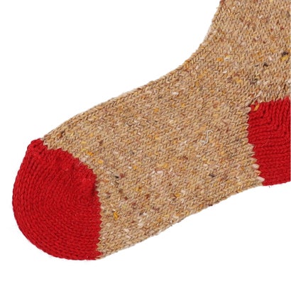 エイチフットウェア H FOOTWEAR 靴下 （RED/CAMEL）｜詳細画像