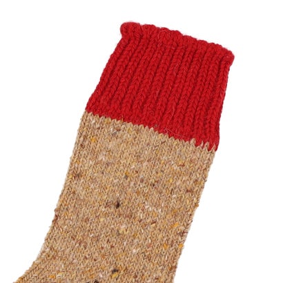エイチフットウェア H FOOTWEAR 靴下 （RED/CAMEL）｜詳細画像