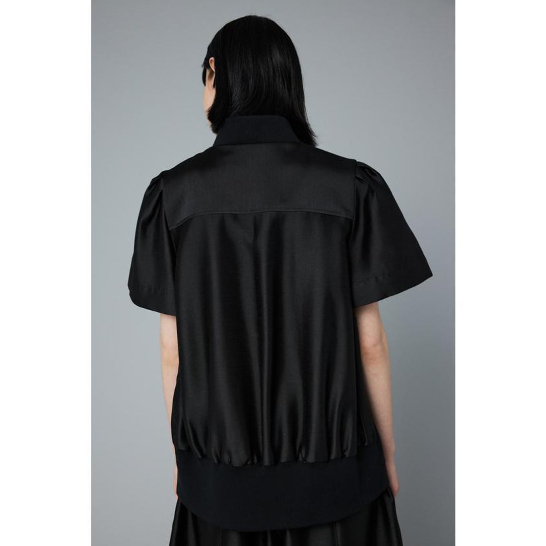 ヘリンドットサイ HeRIN.CYE Shiny blouson （BLK） - ファッション