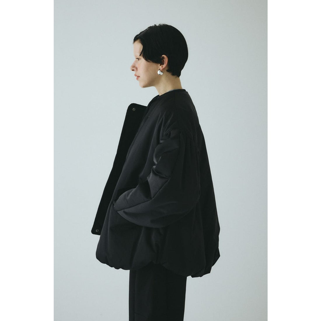 ヘリンドットサイ HeRIN.CYE ［予約］Egg MA－1 （BLK 