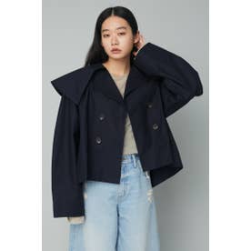 Big collar trench coat NVY