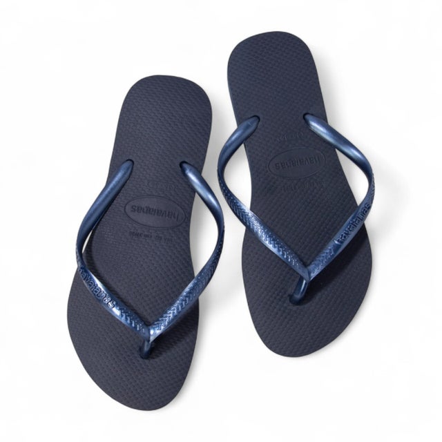 レディース マリン ビーチサンダル slim 4000030 （NAVY BLUE）