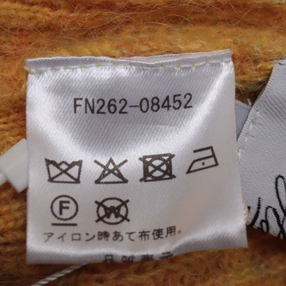 ファンシーヤーンニットプルオーバー （イエロー）｜詳細画像