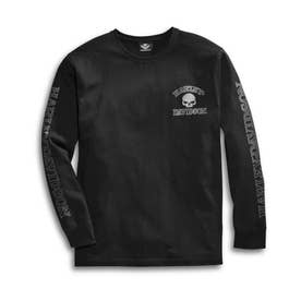 スカル・ロングスリーブTシャツ -ハーレーダビッドソン公式オンライン
