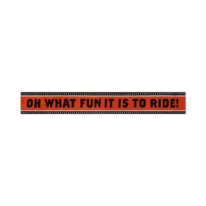 Oh What Fun It Is To Ride Pom スカーフ （バーチ＆ディープレッド）｜詳細画像