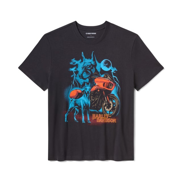 エル・ディアブロ・ドーベルマンTシャツ （ハーレーブラック）