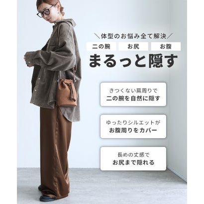 レカ reca コーデュロイBIGシャツ（p247370） （チャコール）｜詳細画像