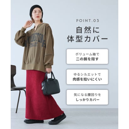 レカ reca 裏毛ピグメントリメイクロゴプルオーバー(an-se264130l) （エクリュ）｜詳細画像