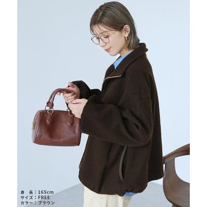 Wジップフリースブルゾン(p248014) （グレー）｜詳細画像
