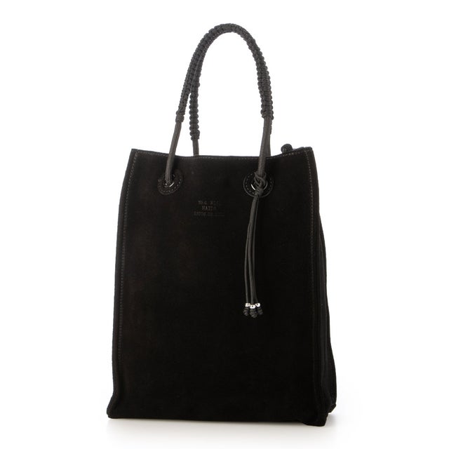レザーハンドバッグ （BLACK）