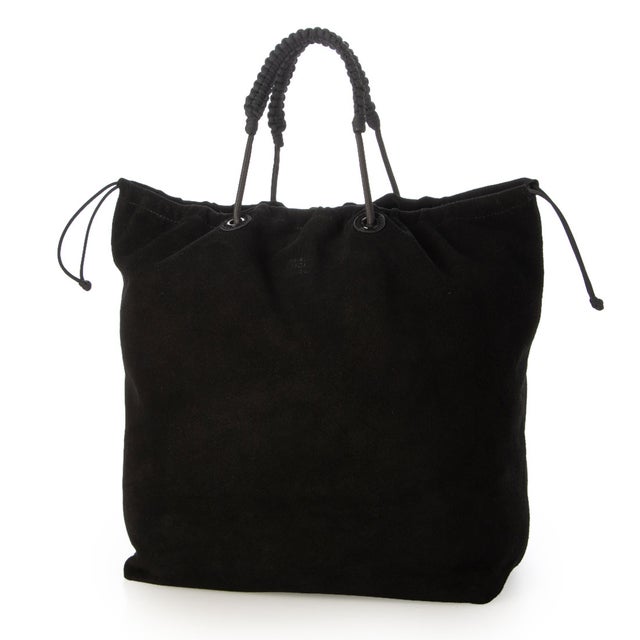 スエードレザーバッグ （BLACK）