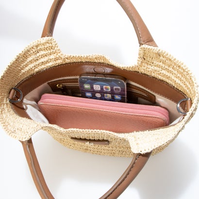 【極美品】HELENKAMINSKI ヘレンカミンスキー 天然素材 ラフィア ヘレンカミンスキー HELEN KAMINSKI ラフィア バッグ （Natural/Tan