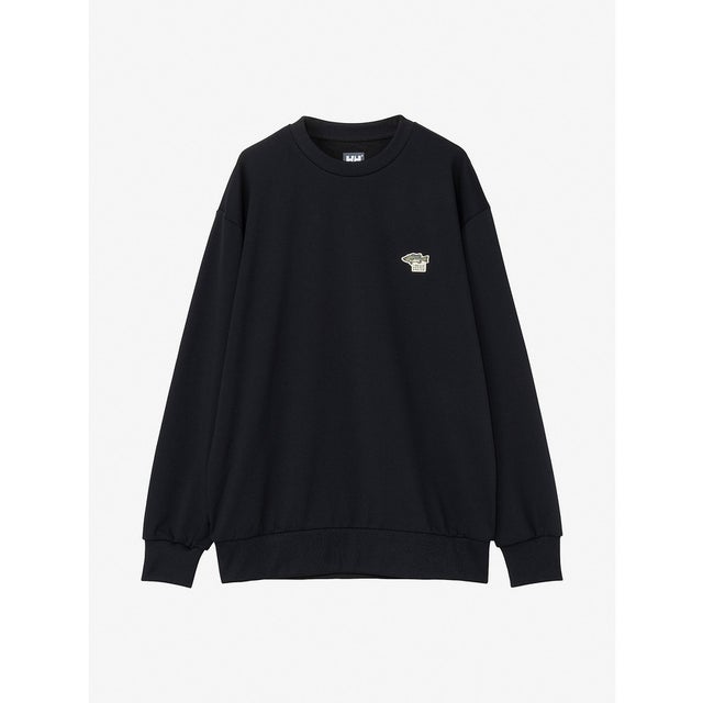 /メンズ/HHA OPT SWEAT CREW (HHアングラーワンポイントスウェットクルー) （K）