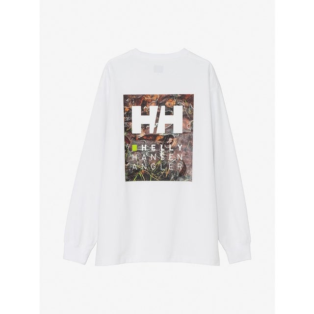 /メンズ/L/S HHA LOGO TEE (L/SHHアングラーロゴティー) （CW）