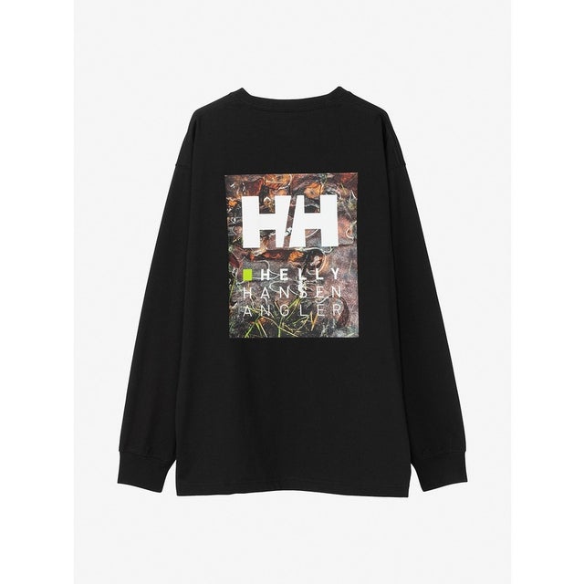 /メンズ/L/S HHA LOGO TEE (L/SHHアングラーロゴティー) （K）