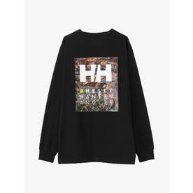 /メンズ/L/S HHA LOGO TEE (L/SHHアングラーロゴティー) （K）