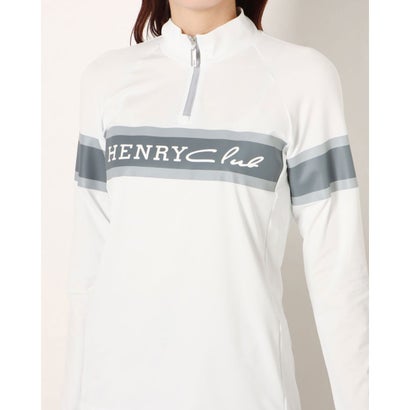 ヘンリークラブ HENRY Club L Cocotyナガソテハーフジップシャツ （005）｜詳細画像