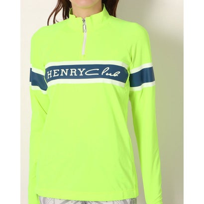 ヘンリークラブ HENRY Club L Cocotyナガソテハーフジップシャツ （032）｜詳細画像