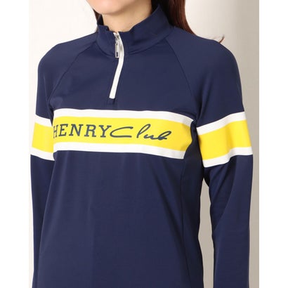 ヘンリークラブ HENRY Club L Cocotyナガソテハーフジップシャツ （098）｜詳細画像