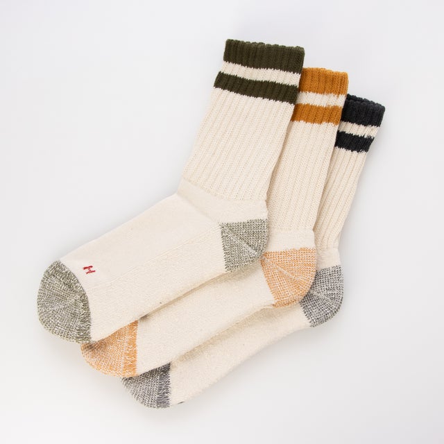 ギフトにもぴったり！3足セットヘビーウェイトロングソックス クルーソックス 3PACK SET SOCKS （その他21）