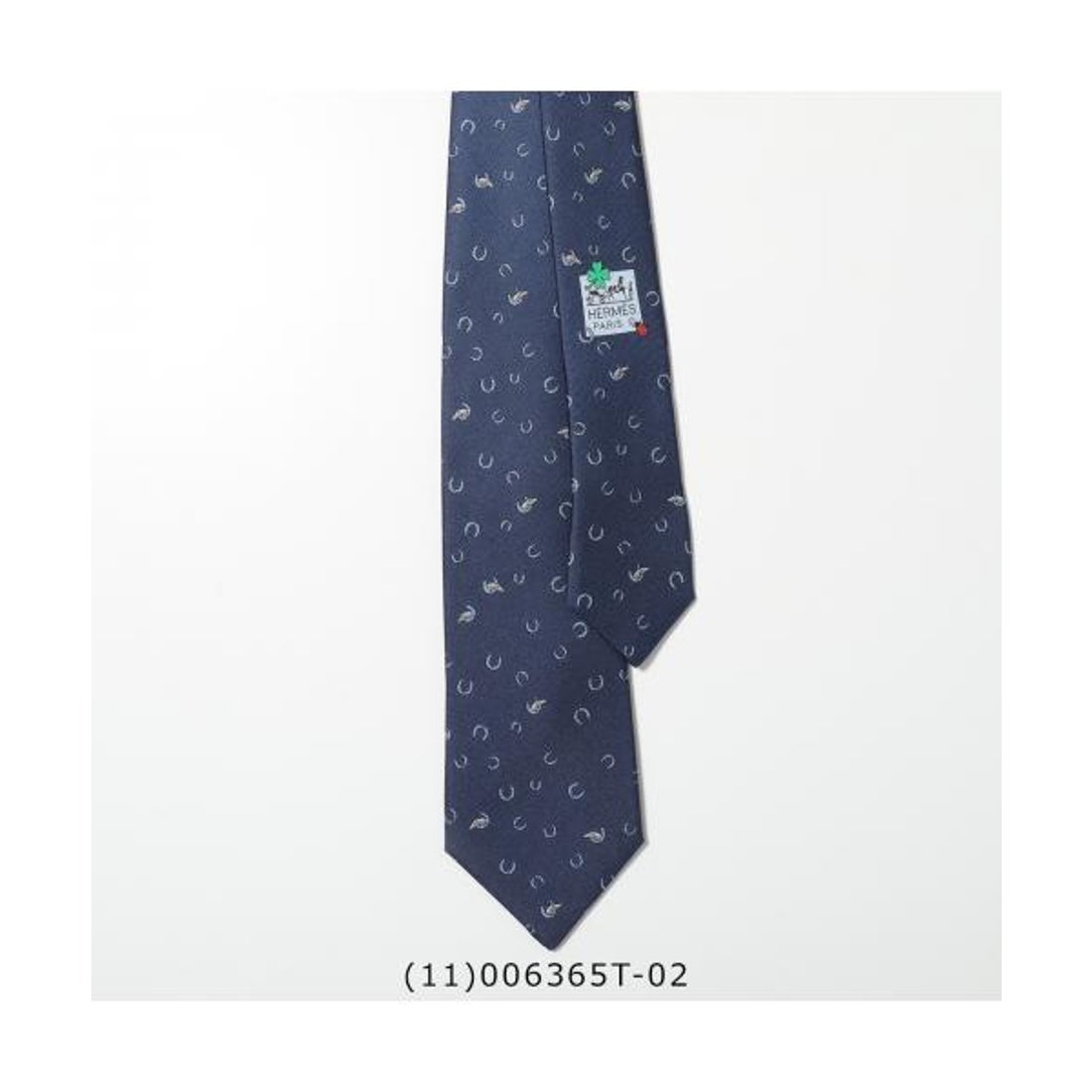 【美品】HERMÉS-PARIS エルメス ネクタイ エルメス Hermes HERMES ネクタイ TIE フランス製 シルク （(27