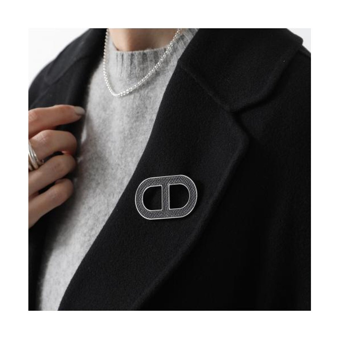 エルメス Hermes HERMES ブローチ シェーヌダンクル 500262FK