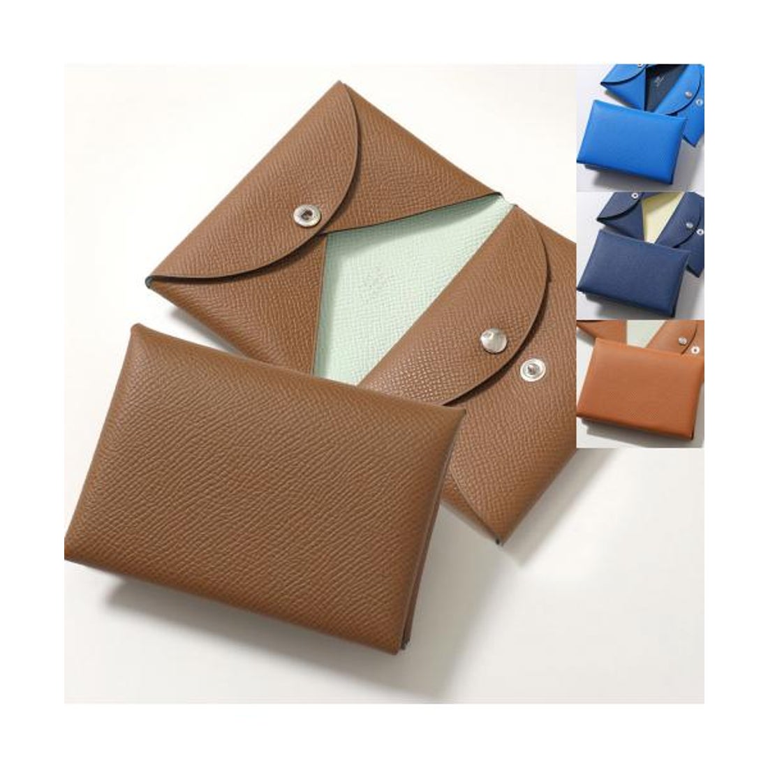 エルメス Hermes HERMES コインケース CALVI DUO VERSO レザー （ROUGE 