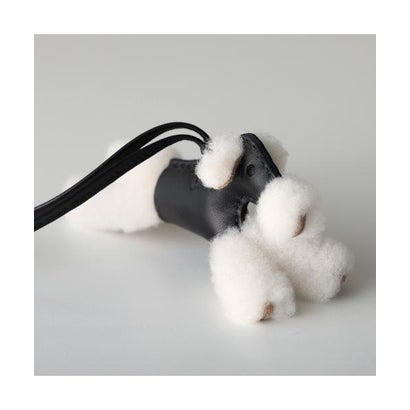 エルメス Hermes HERMES チャーム Budy dog 083349CA レザー （NOIR+ECRU+NOIR）｜詳細画像