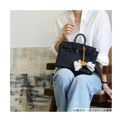 エルメス Hermes HERMES チャーム Budy dog 083349CA レザー （NOIR+ECRU+NOIR）｜詳細画像