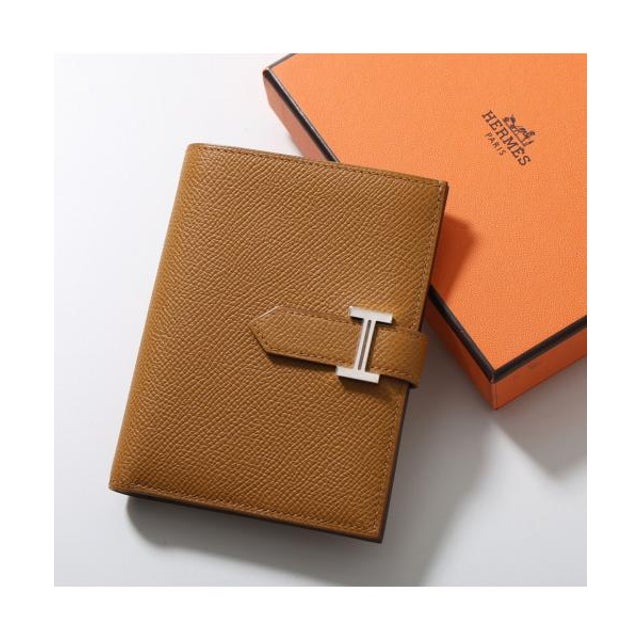 HERMES 二つ折り財布 BEARN COMPACT エプソン H039790CK （SESAME/セサミ）