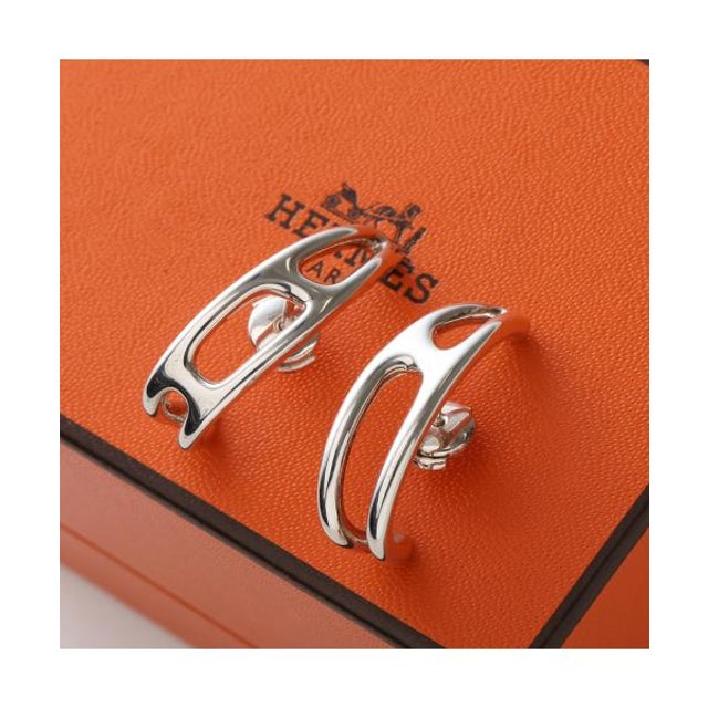 HERMES ピアス Chaine dAncre Punk H124501B （SILVER/シルバー）