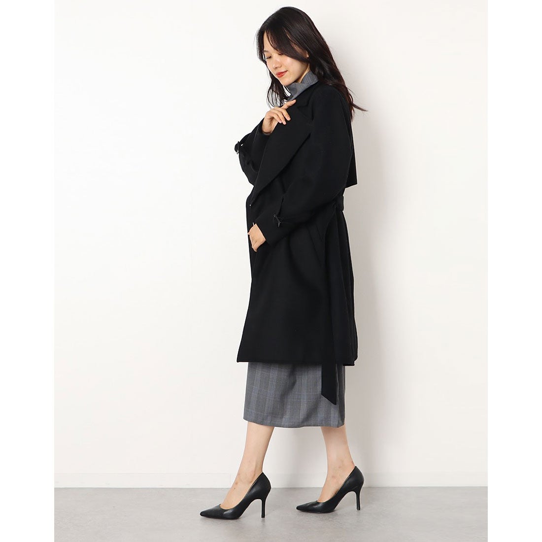 エリオポール HELIOPOLE 【semoh】コート （black） -ファッション通販 