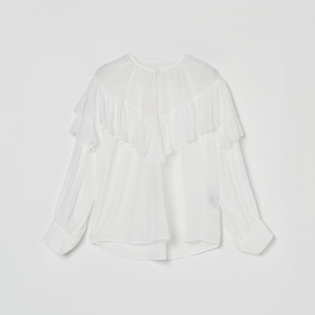 FRILL BLOUSE （オフホワイト）