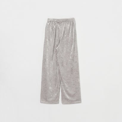 エリオポール HELIOPOLE STRETCH VELOUR TUCK PANTS （ブルー系）｜詳細画像