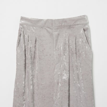 エリオポール HELIOPOLE STRETCH VELOUR TUCK PANTS （ブルー系）｜詳細画像