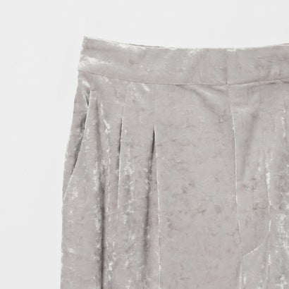 エリオポール HELIOPOLE STRETCH VELOUR TUCK PANTS （ブルー系）｜詳細画像