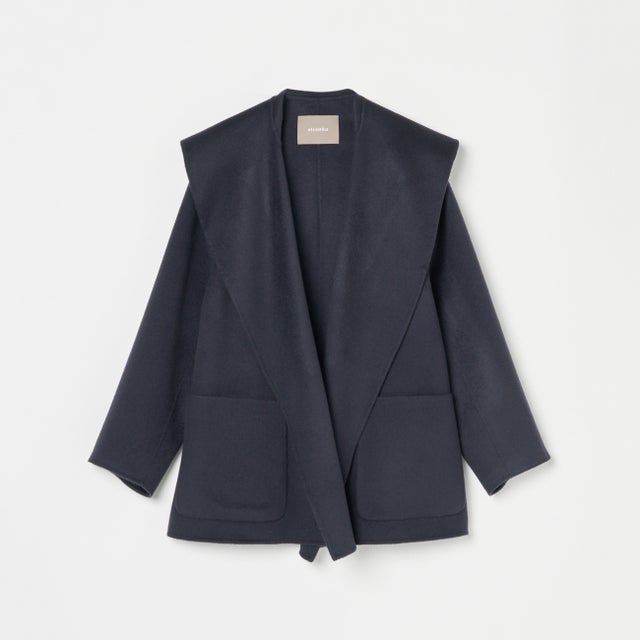 WOOL RIVER SHAWL COLLAR COAT （ネイビー）