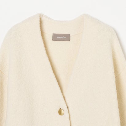 エリオポール HELIOPOLE HERRINGBONE KNIT JACKET （アイボリー）｜詳細画像