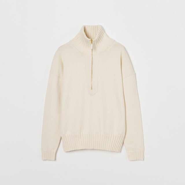 MIDDLE GAUGE KNIT PULLOVER （アイボリー）