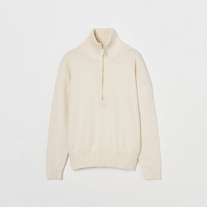エリオポール HELIOPOLE MIDDLE GAUGE KNIT PULLOVER （グレー）｜詳細画像