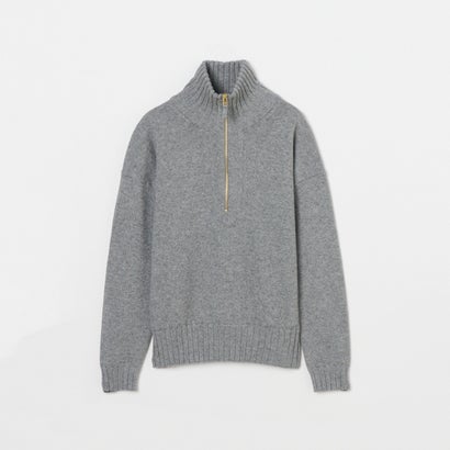 エリオポール HELIOPOLE MIDDLE GAUGE KNIT PULLOVER （オリーブ）｜詳細画像