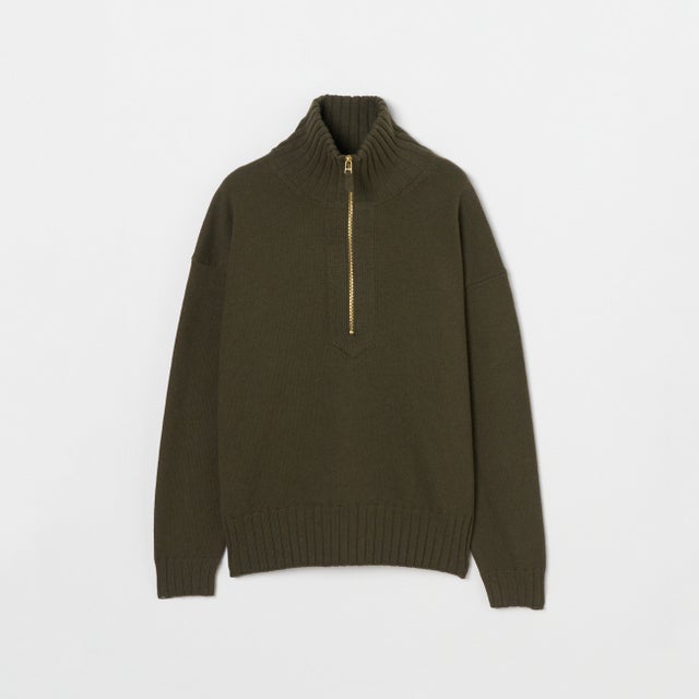 MIDDLE GAUGE KNIT PULLOVER （オリーブ）