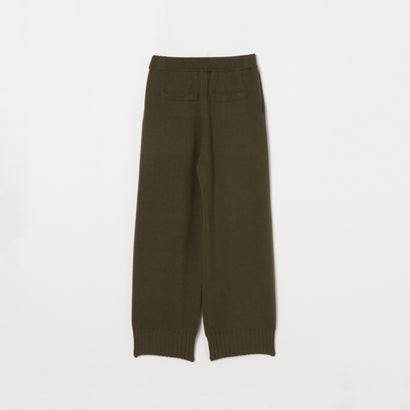 エリオポール HELIOPOLE MIDDLE GAUGE KNIT PANTS （オリーブ）｜詳細画像