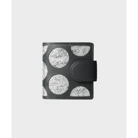 【数量限定】IL CUCINETTA A POIS（イル クチネッタ アプア）薄型二つ折り財布 （チャコールグレー(513)）