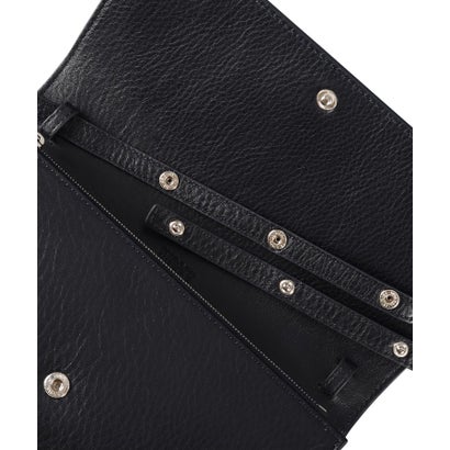 【アクセサリー】クラッチバッグ ウォレットショルダーバッグ （ストラップ付き） レザー 2WAY 本革 （グレーベージュ(111)）｜詳細画像