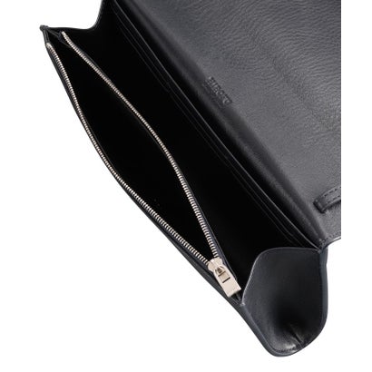 【アクセサリー】クラッチバッグ ウォレットショルダーバッグ （ストラップ付き） レザー 2WAY 本革 （グレーベージュ(111)）｜詳細画像