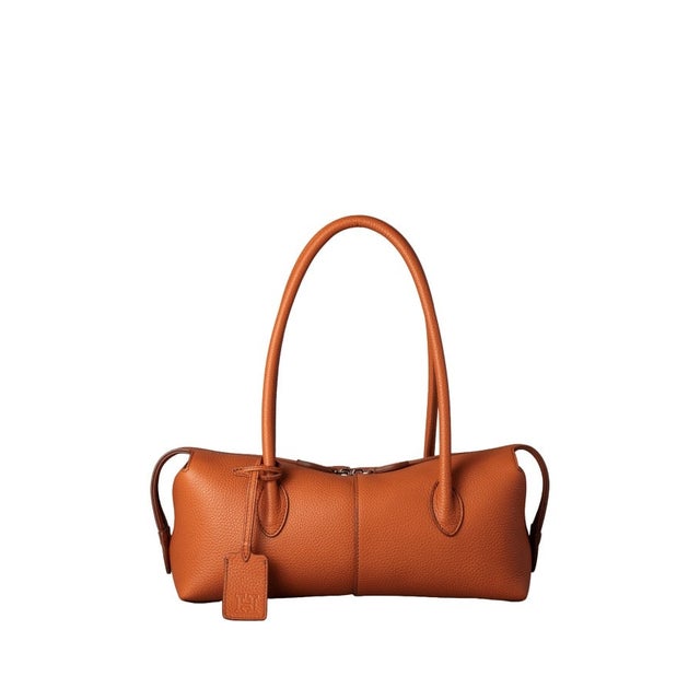 ◆【ピゾリーノ】レザーハンドバッグ S 本革（商品番号：P25ー30642） （サドル(665)）