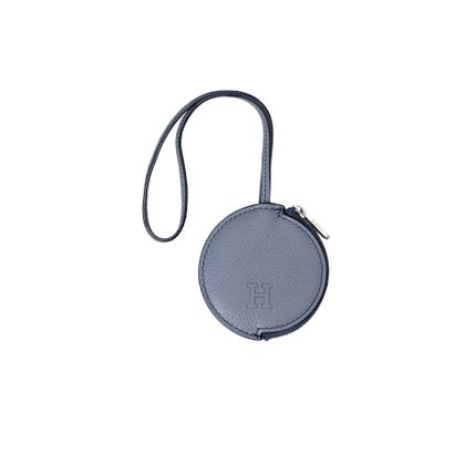 ◆【アクセサリー】チャーム ポーチ レザー 本革（商品番号：P25ー65612） （ヴェイパー(996)）｜詳細画像