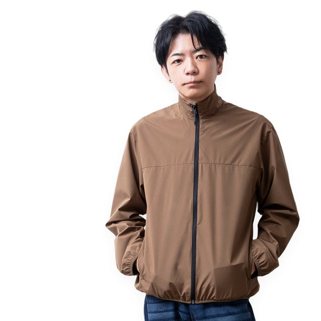 アウター 春 春服 秋 マウンテンパーカー スタンド フルジップ 耐水圧10000mm ウインドブレーカー ゴルフウェア 防寒 撥水 防風 秋冬 ストレッチ 防花粉 UPF30 （137.ベージュ）
